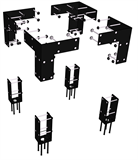 Пергола под бетонирование с теневой кровлей 10081