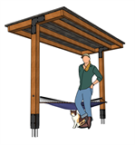 Подвес под гамак Вид 3 10085